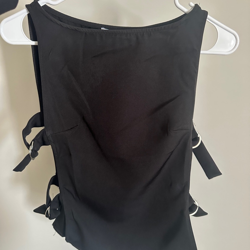 Peppermayo Cherish You Buckle Top